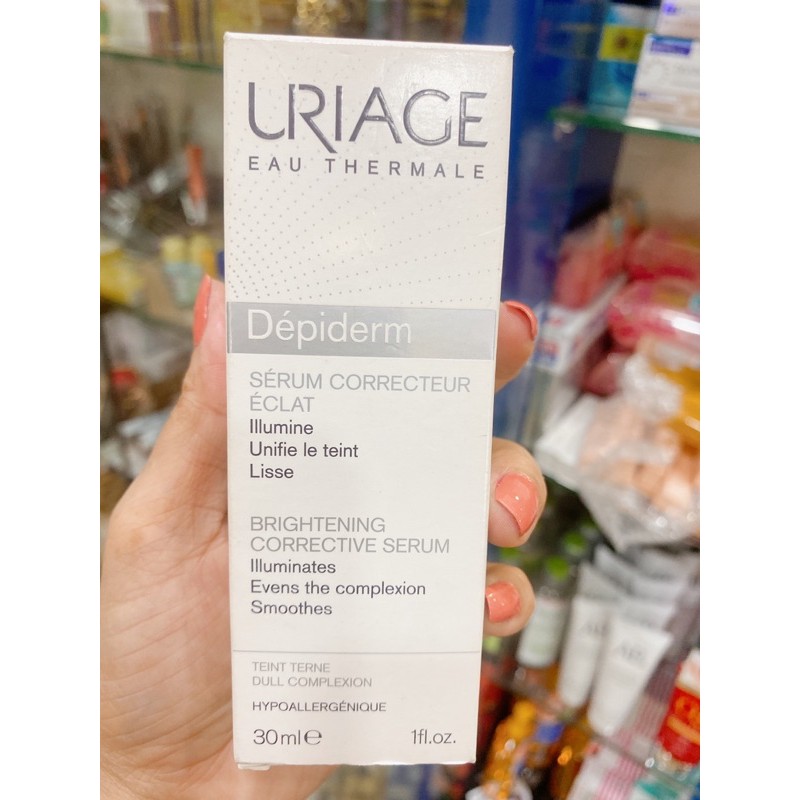 Kem bảo vệ ban ngày, ngăn ngừa đốm nâu và tàn nhang Uriage Depiderm SPF15 Soin Jour Anti-taches 30ml pháp