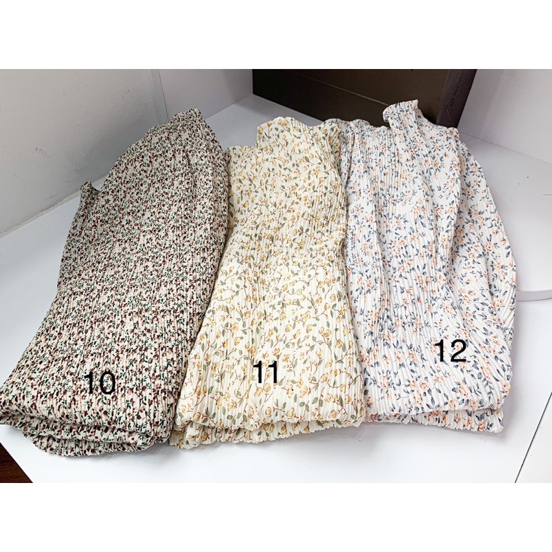 [ẢNH THẬT] Chân Váy Hoa Nhí Xếp Ly Pastel Vintage Có Sẵn Siêu Xinh (Bảng Màu Mới) | BigBuy360 - bigbuy360.vn