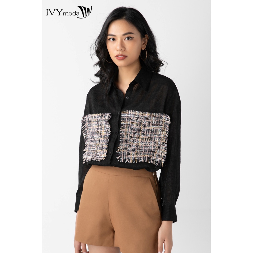 Quần sooc nữ ngang đùi IVY moda MS 20M7093