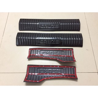 Bộ 4 ốp bậc trong ngoài xe cruze 2009-2019 - mẫu titan