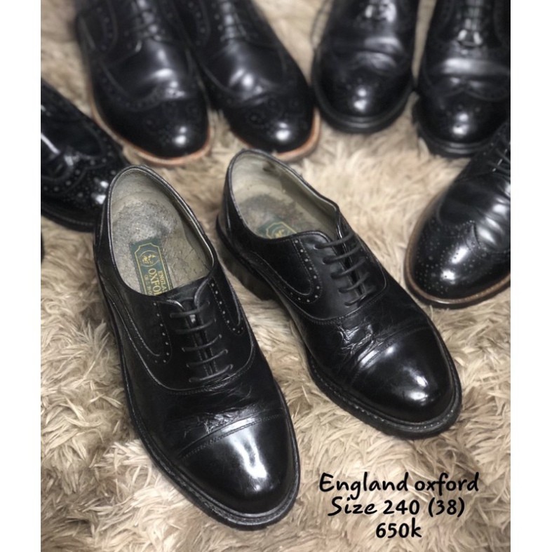 [Giày 2hand] [Size 38] Thương Hiệu England Oxford Đến Từ Anh Quốc