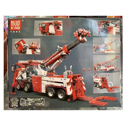 Xếp hình Technic Mould king 17027 siêu xe cứu hộ có điều khiển