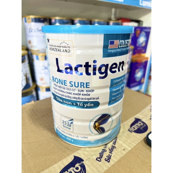 Tặng 1 chai Dettol 250g - Sữa bột Lactigen Bone Sure lon 900g
