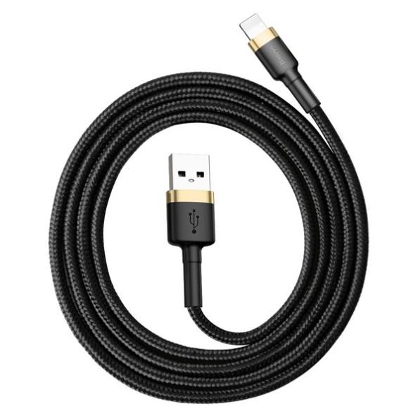 Cáp Sạc Nhanh iPhone Ipad Baseus Cafule Siêu Bền | Kèm Dây Velcro Giữ Cáp - chính hãng bảo hành 24 tháng