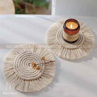 Lót ly macrame (C01)