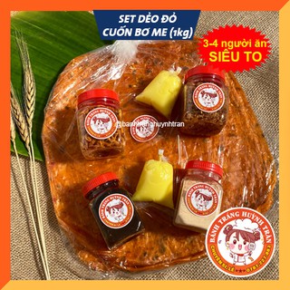 Set bánh tráng bơ me siêu khủng ăn là ghiền (loại 1kg)