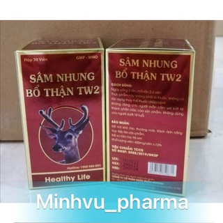Sâm nhung bổ thận TW2 (hộp 30 viên)