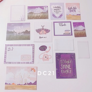 DIE CUT TRANG TRÍ SCRAPBOOK, BULLET JOURNAL - TWILIGHT COLLECTION