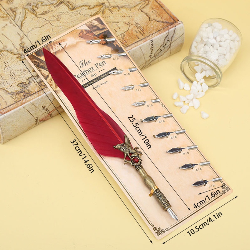 Bộ Bút Chấm Kèm 10 Ngòi Thay Thế