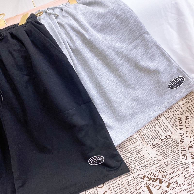 Quần short nam nữ, quần đùi nam nữ unisex in hình dream