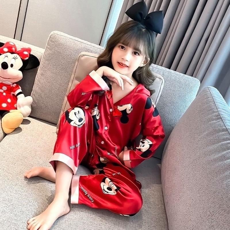 Bộ pijama cho bé gái 🌸NHẬP KHẨU🌸 SHOP cam kết từ họa tiết đến đường may. khách yêu yên tâm kiểm hàng.