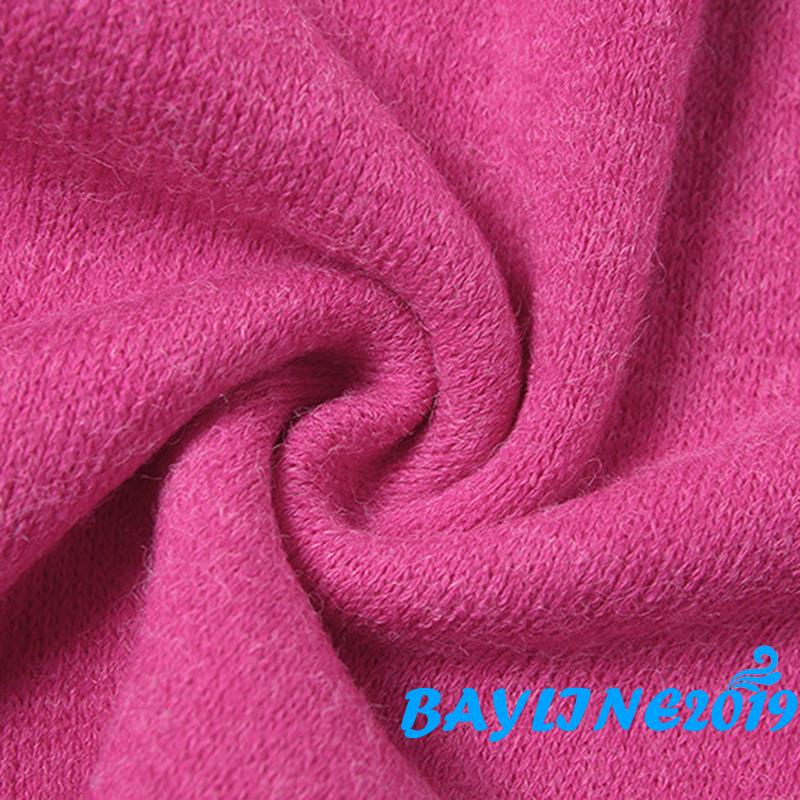 Áo Khoác Len Tay Dài Cổ Chữ V Màu Trơn Thời Trang Dành Cho Nữ