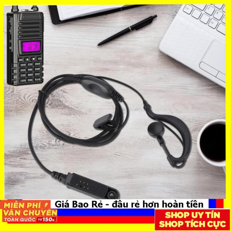 Tai nghe bộ đàm có micro và kẹp cho bộ đàm Baofeng UV 9RPLUS