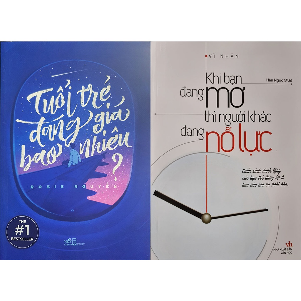 Sách - Combo 2 Cuốn: Tuổi Trẻ Đáng Giá Bao Nhiêu + Khi Bạn Đang Mơ Thì Người Khác Đang Nỗ Lực