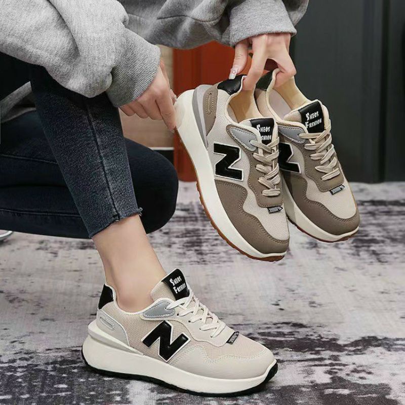 Giày thể thao học sinh siêu nhẹ chữ N tập gym, đi chơi, du lịch thoải mái THU ĐÔNG 2022