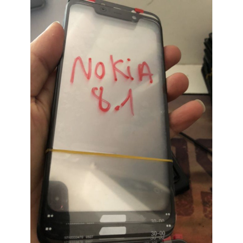 kính nokia 8 / no8.1 zin, nguyên liệu ép kính