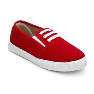 GIÀY SLIP ON ÊM CHÂN BA GẠCH (đỏ)
