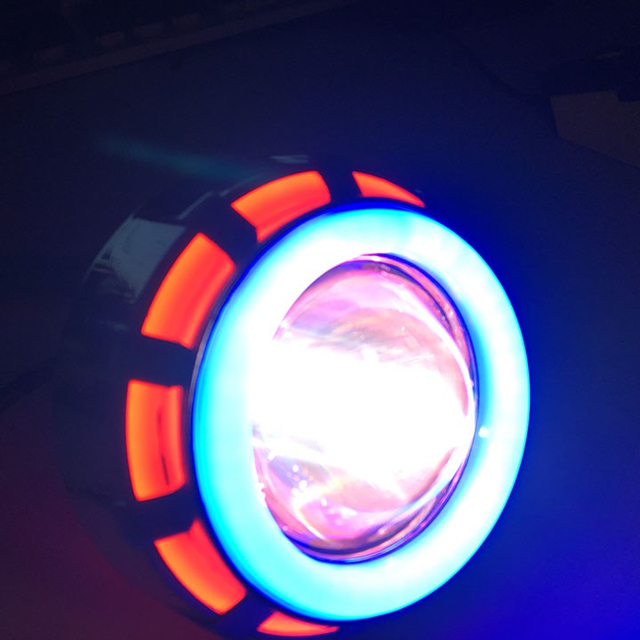 ĐÈN PHA LED BI CẦU SIÊU SÁNG VIỀN XANH - DPLBCVX