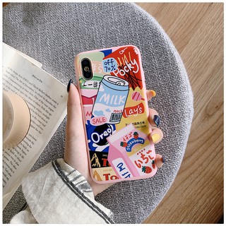 Ốp iPhone Milk Tea độc đáo đủ mã 6-XS Max a47