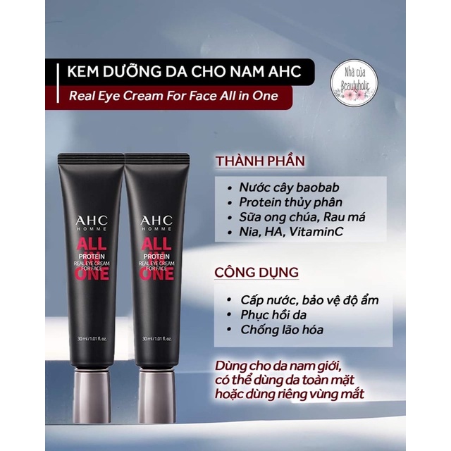 Kem dưỡng cho nam AHC ALL IN ONE