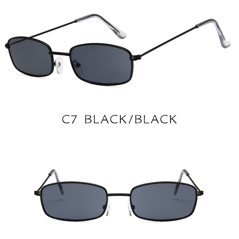 Mắt kính gọng vuông retro thời trang cá tính cho nam nữ