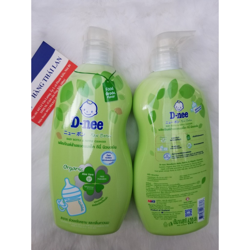 NƯỚC SÚC RỬA BÌNH SỮA DNEE CHAI  620ml