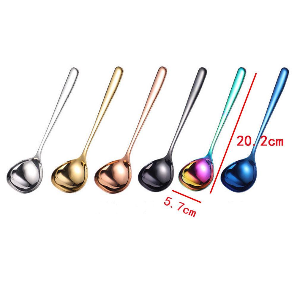 YIYU Muỗng Múc Canh Bằng Thép Không Gỉ Sang Trọng
