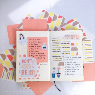 Junior Set: Sổ Marble - Sticker - Note