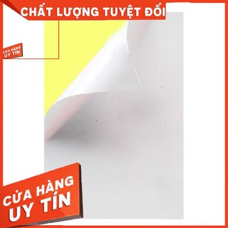 Giấy Decal A4 Đế Vàng