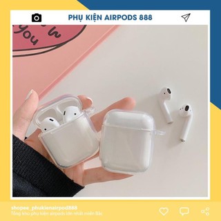 [Hàng Mới Về] Case Vỏ Bao Airpods Đựng Tai Nghe Airpod 1 2 Nhựa Trong Suốt