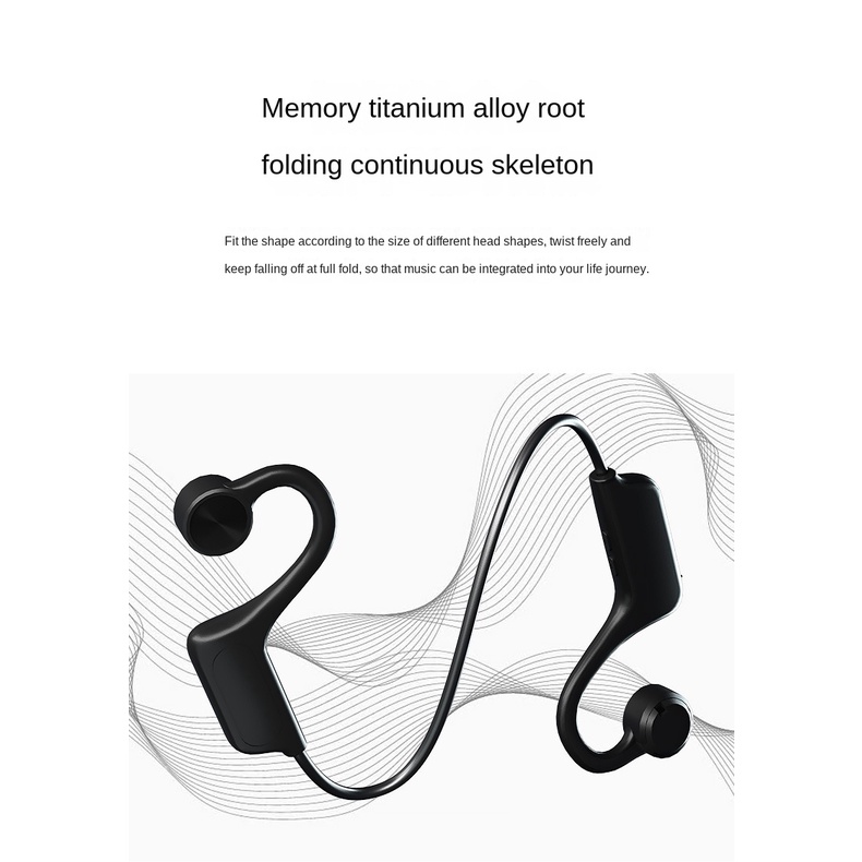 Tai Nghe Nhét Tai Bluetooth Không Thấm Nước Phong Cách Mới