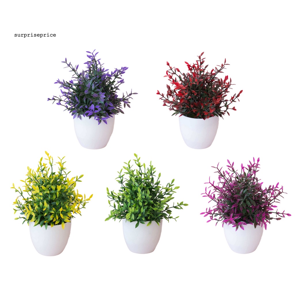 Chậu Cây Bonsai Nhân Tạo Xinh Xắn Dùng Trang Trí