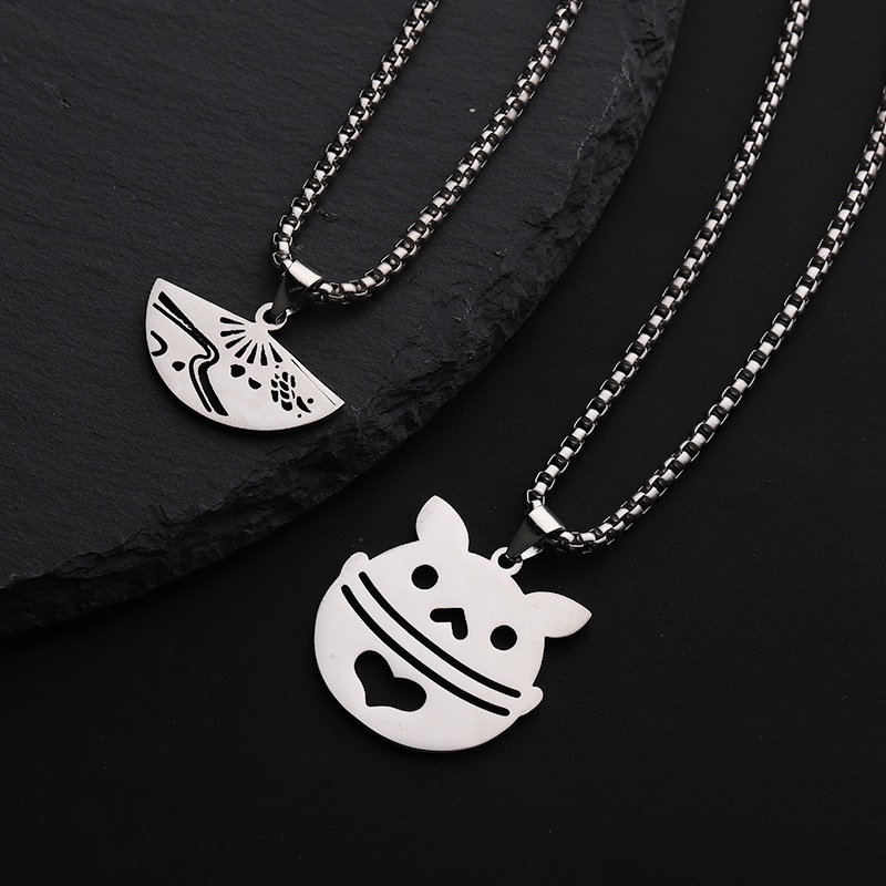 Vòng cổ QIHE JEWELRY mặt hình game Genshin độc đáo cho học sinh