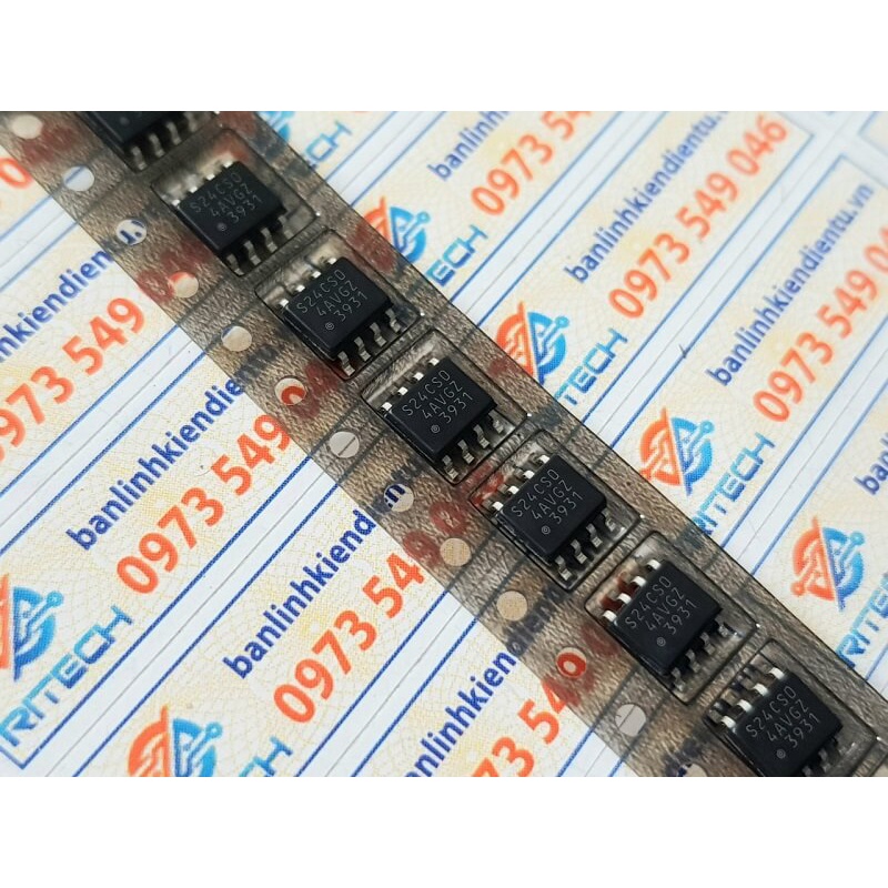 [COMBO 4 CHIẾC] S24CS04AVGZ, S-24CS04, S-24CS04AVGZ IC truyền thông SOP-8