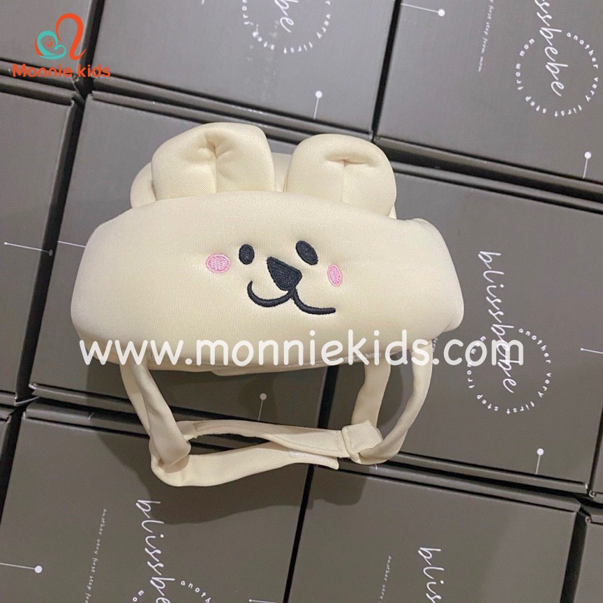 MŨ TAI THỎ BẢO VỆ ĐẦU CHO BÉ BLISS BEBE HÀN QUỐC