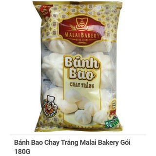 Bánh Bao Chay Trắng Malai Bakery Gói 180g/ 600G