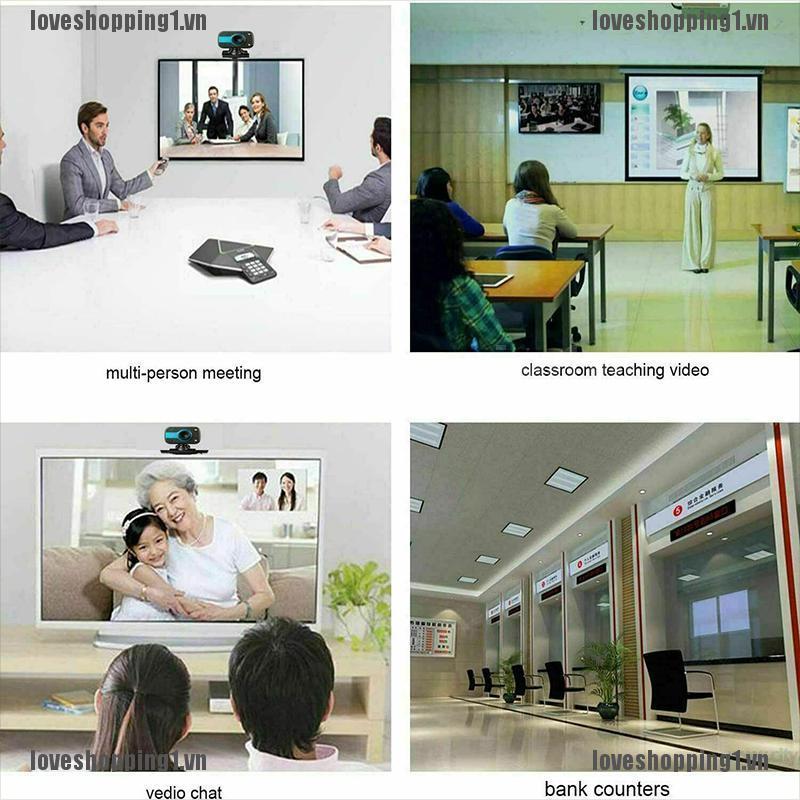 Webcam gắn máy tính bàn tích hợp micro chất lượng cao tiện dụng