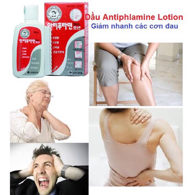 Dầu nóng xoa bóp đau nhứt Antiphlamine Lotion