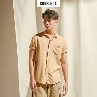Áo sơ mi nam linen tay ngắn couple tx msh 3014