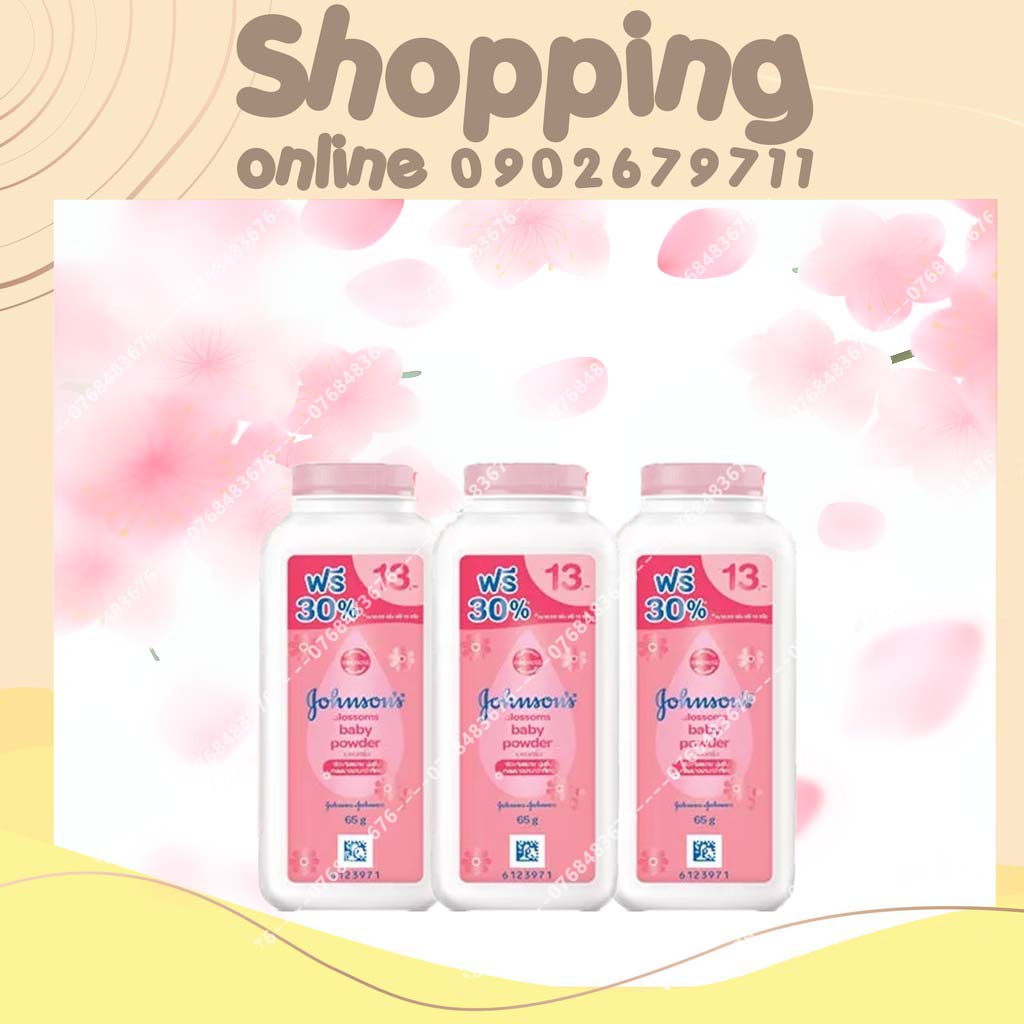 Phấn Em Bé Johnson's Baby Powder Hương Hoa Thái Lan - 65gr