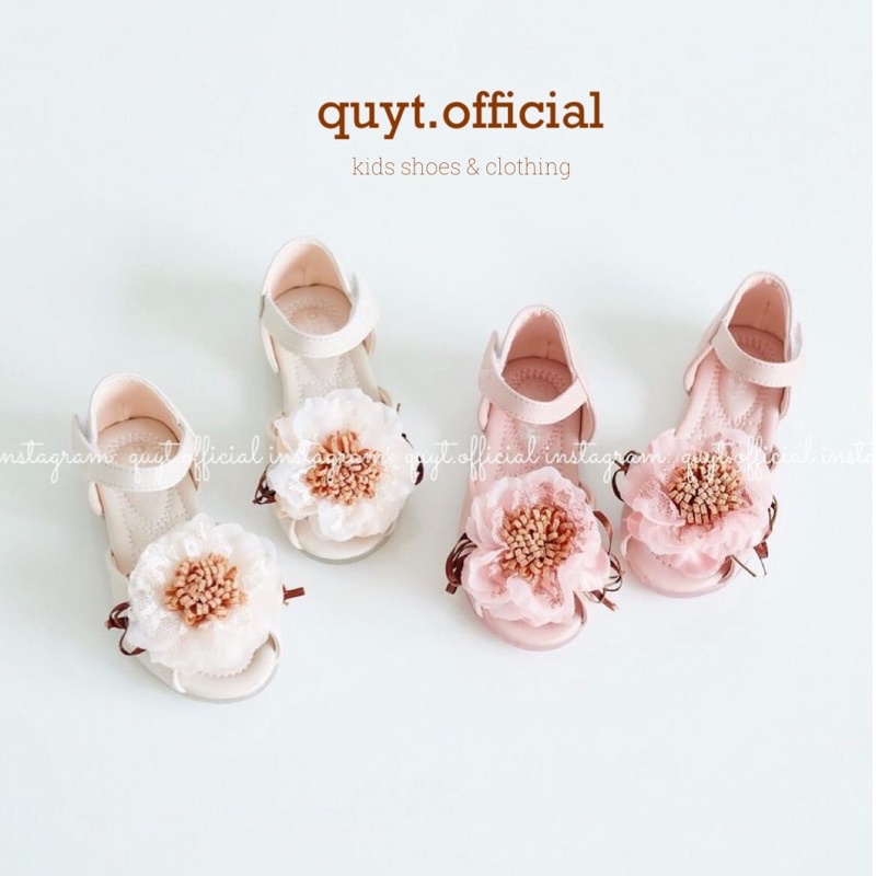 [ SALE // Có sẵn/ Ảnh tự chụp] Giày búp bê hoa trà tiệm nhà Quýt