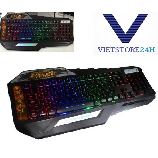 Bàn phím giả cơ K90L Gaming Keyboard có LED 7 màu-hàng chính hãng