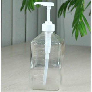 Bình bơm siro thủy tinh có vòi định lượng 10ml đựng dung dịch, siro, sữa tắm,... ( mỗi lần xịt 10ml)