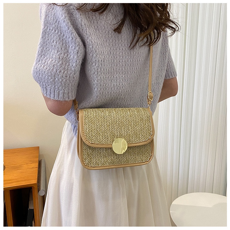 Túi Đeo Vai Hình Vuông Cỡ Nhỏ 2022 Kiểu retro Thời Trang Mùa Hè Cho Nữ