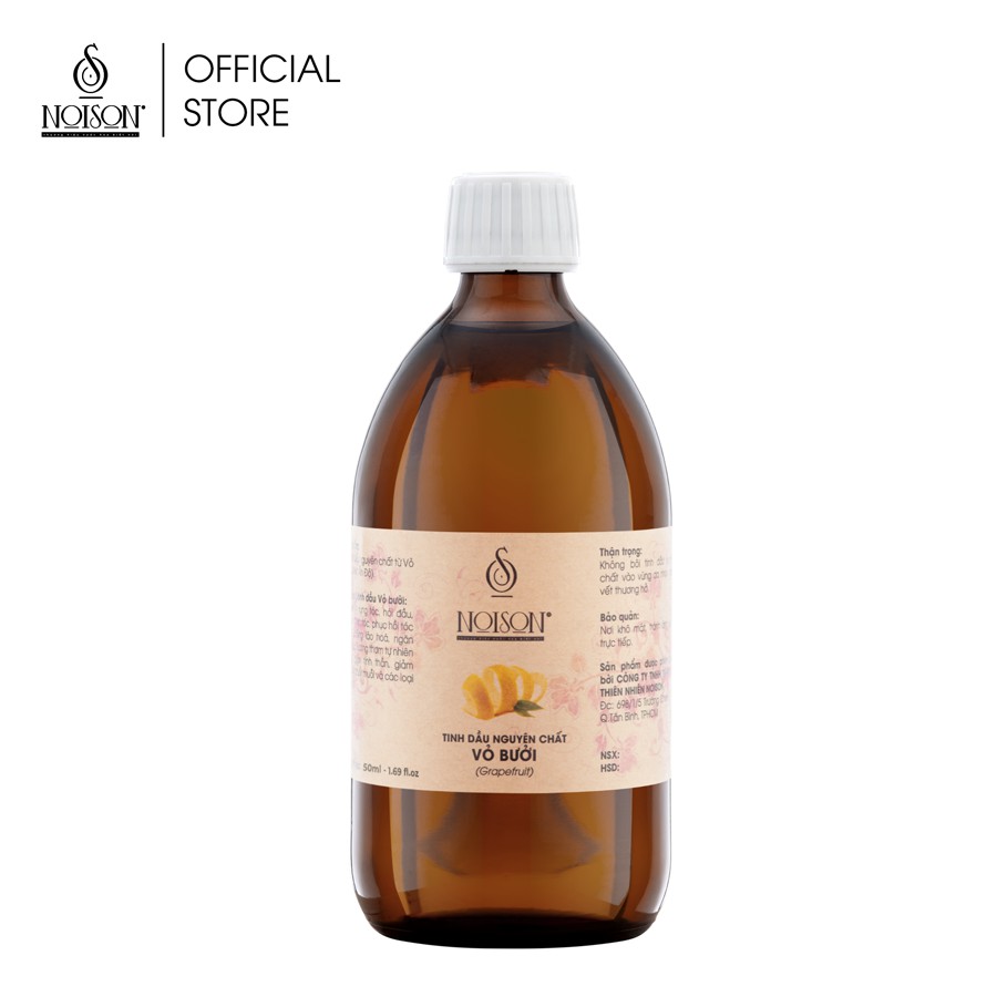 [BÌNH 500ML] Tinh dầu Vỏ bưởi Noison | Grapefruit Essential Oil | Nhập khẩu Ấn Độ