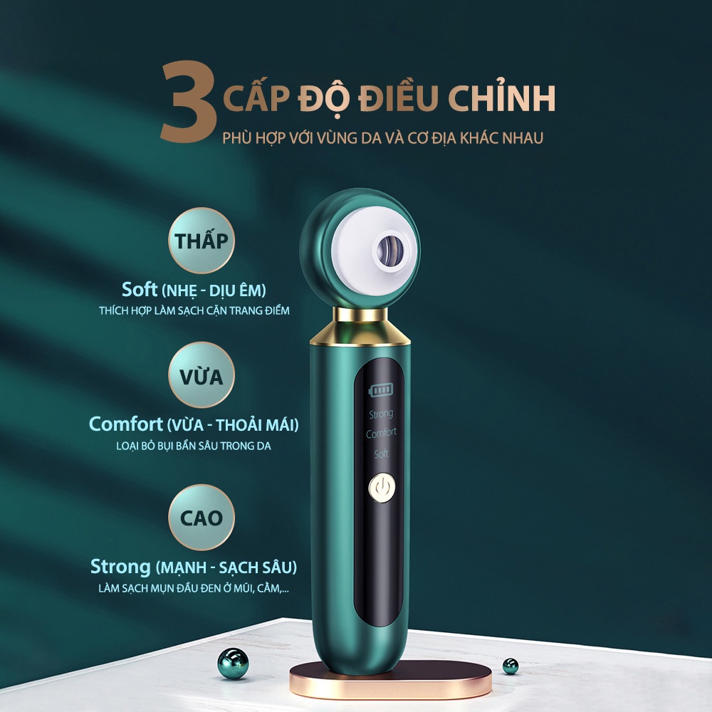 Máy Hút Mụn Kính Lúp Cao Cấp - Kèm gương soi KK1040