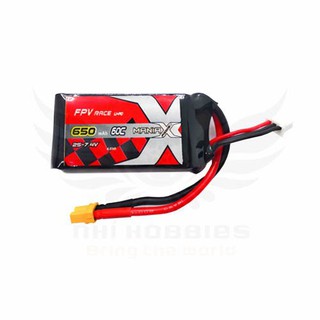 Pin Lipo Mania-X 7.4V 2S 650mAh 60C