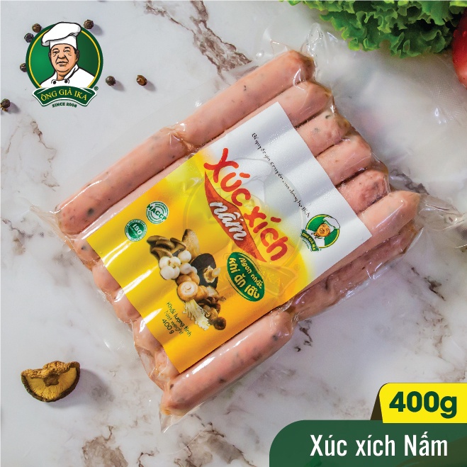 Xúc xích Nấm Ông già IKA 400g
