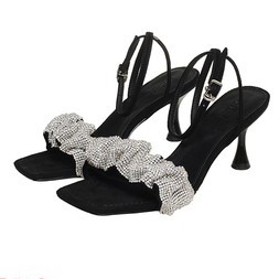 Sandal quai đá gót nhọn 5 phân