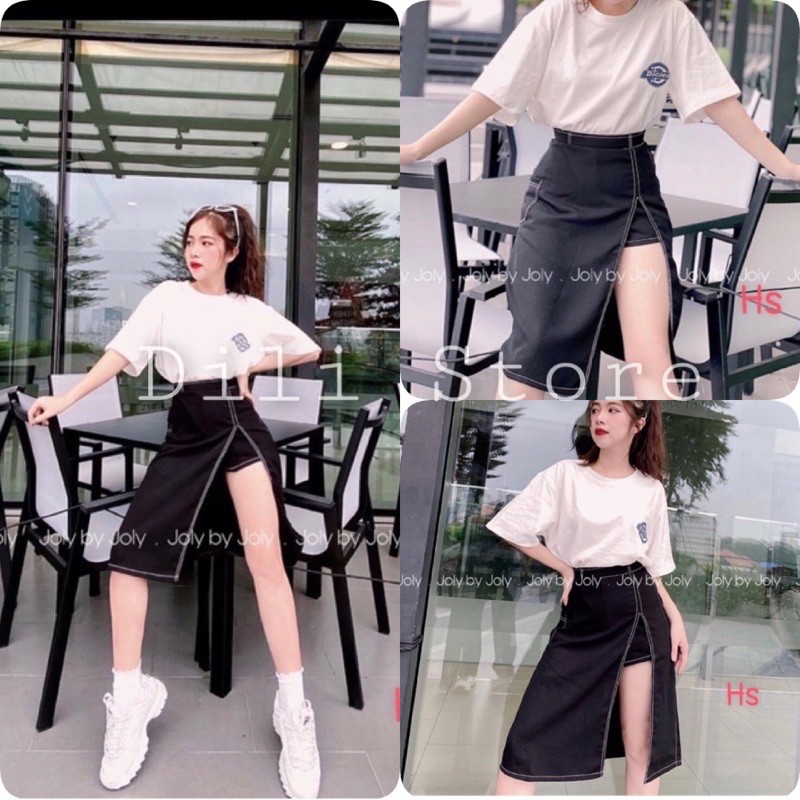Chân váy🍍 chân váy xẻ tà 🍍FREESHIP🍍 Chân váy Skirt, ngắn cho các bạn nữ bánh bèo mix được nhiều kiểu áo cực kì dễ thương